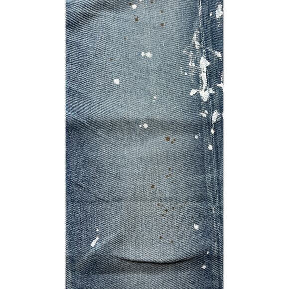 11-7 FRAME Men's Jeans L'Homme Slim Paint Splatter Size 31 - Picture 5 of 10